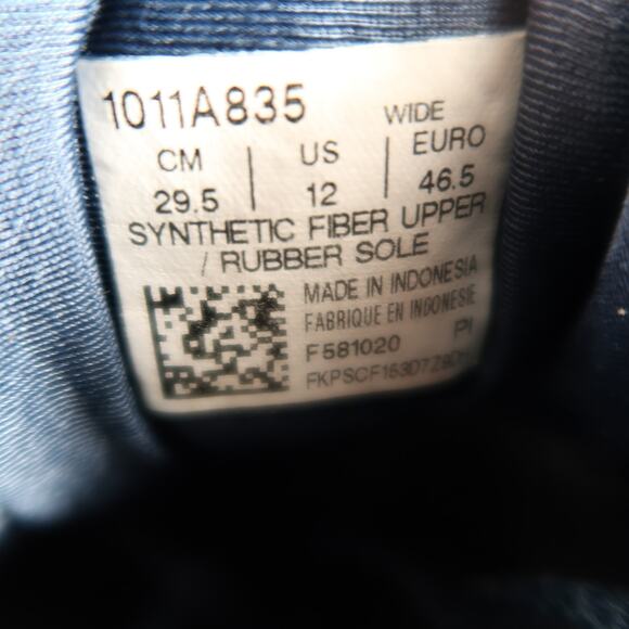 Asics Shoes Mens 12 Athletic Trainer Gel Kayano 27 Running Sneaker Comfort Blue - Picture 9 of 15